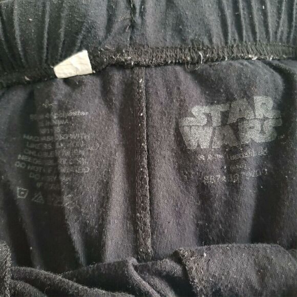 Star Wars Lounge Pants Black 'Star Wars' Spell-out w/Pockets - Picture 6 of 6